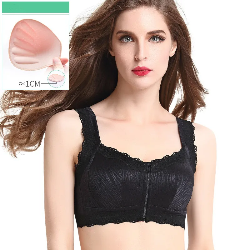 Black Varsbaby женские сексуальные цветочные кружева пуш-ап нижнее белье без косточек бюстгальтеры с полной чашкой - Цвет: Black