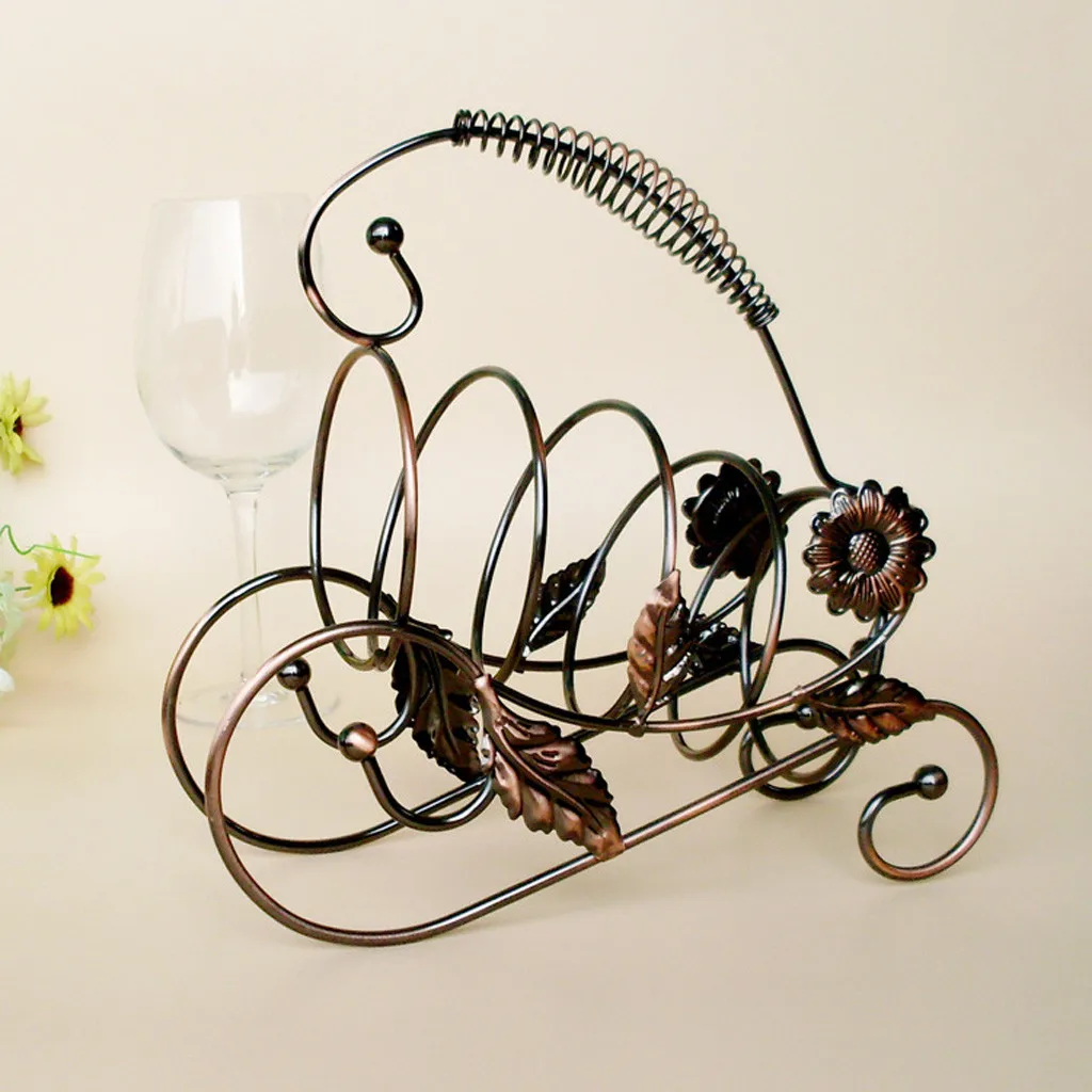 Home Storage Organization Metal Wine Rack Stand Bottle Holder Wedding Party Decor Ornament Mason Jar | Дом и сад