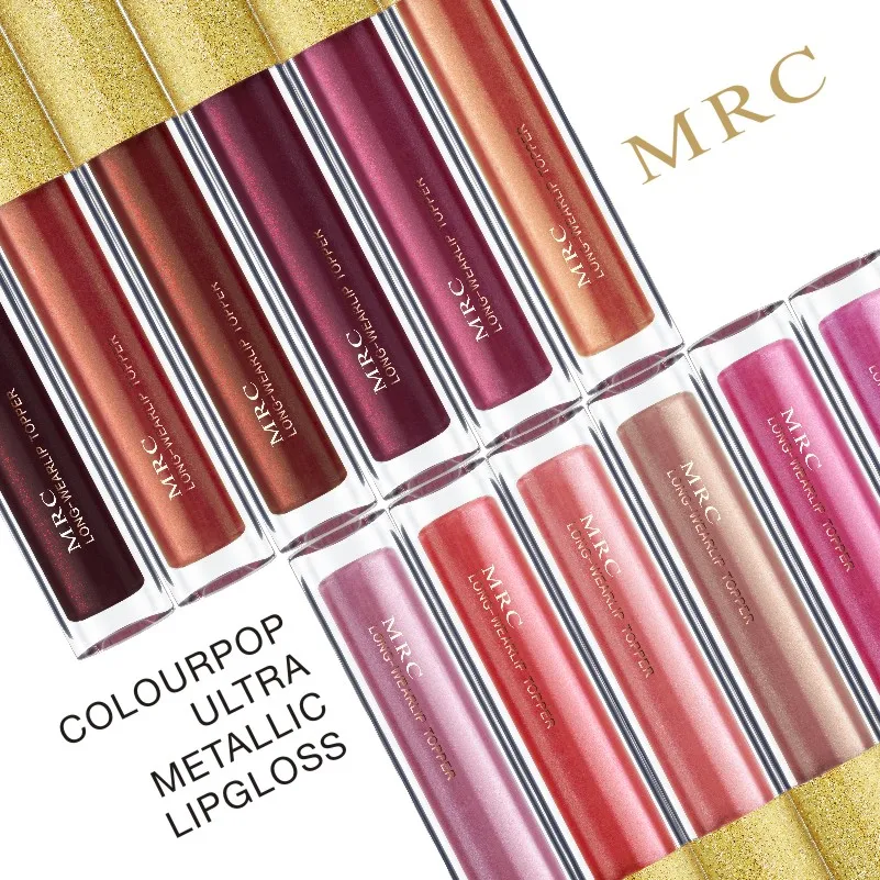 MRC бренд 12 Цветов макияж увлажняющий долгое металлик жидкая губная помада