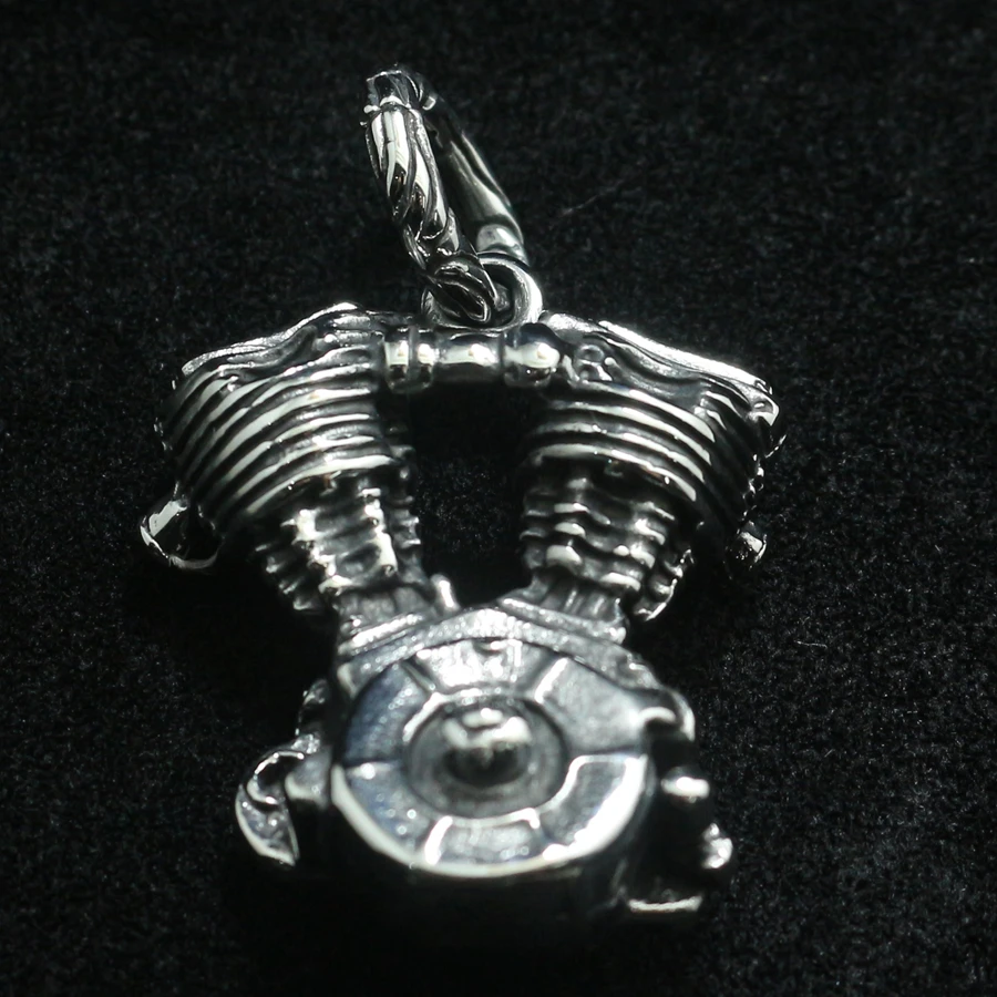 Классный классический кулон из нержавеющей стали 316L с двигателем популярный