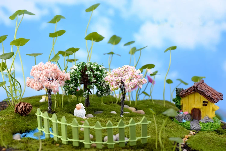 Абрикосового цвета 1 шт искусственное вишневое цветение дерева для сада и дома