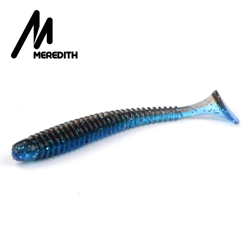 Рыболовные приманки MEREDITH Swing Impact, 55 мм, 65 мм, 75 мм, мягкие приманки для рыбалки, морские рыболовные приманки, силиконовые приманки - Цвет: E