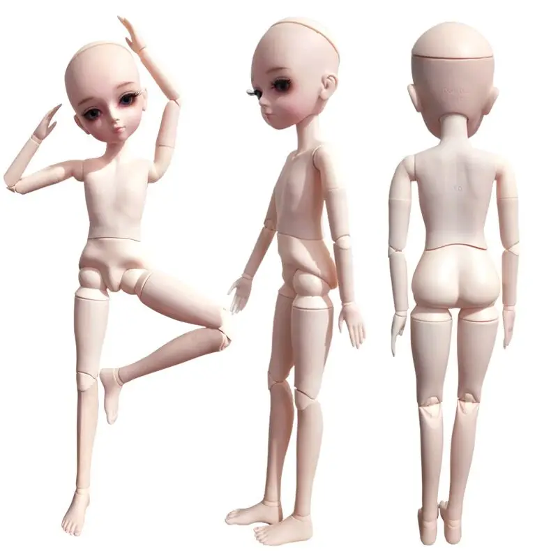 BJD кукла 45 см Пластик совместный подвижный куклы, макияж, 18 совместных BJD кукла