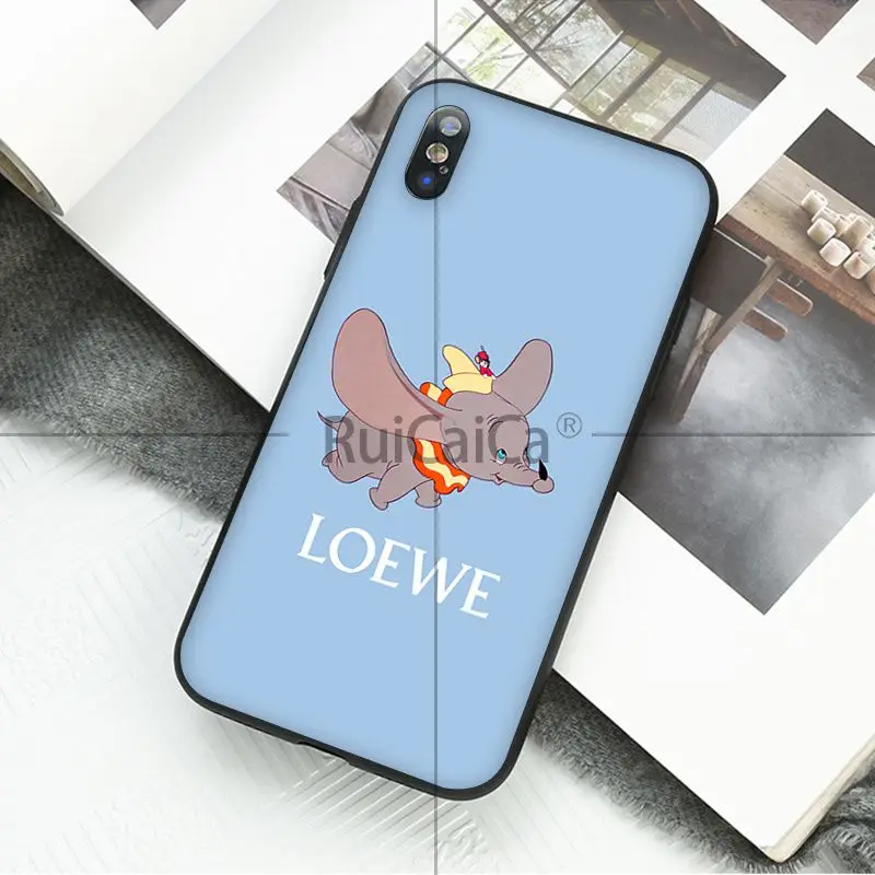 A6 Чехол Ruicaica Dumbo Coque Shell для телефона iPhone 5 5Sx 6 7 7 plus 8 8 Plus X XS MAX XR - Цвет: A6