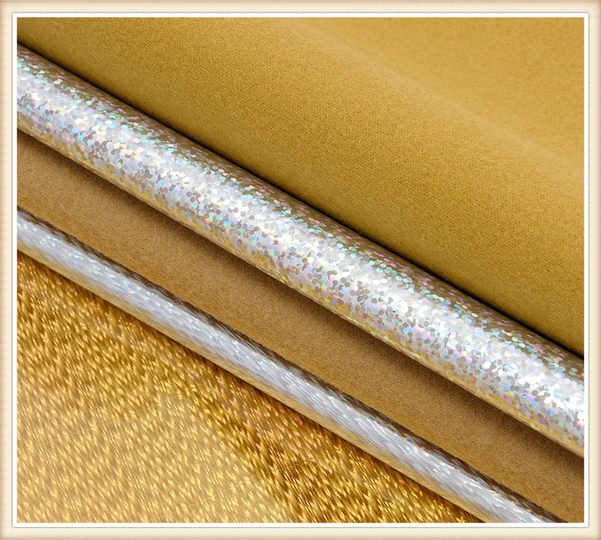 Цветная лазерная искусственная кожа ПУ/голографическая сумка/голографическая