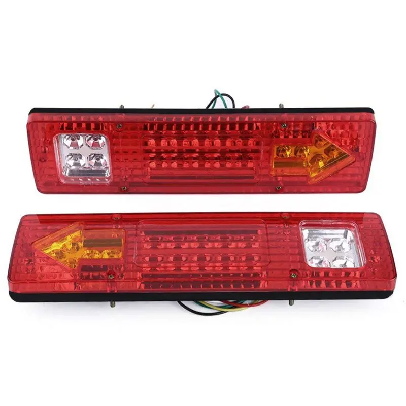2x12 V светодиодные задние фонари 19 Led 5 функций задний индикатор Лампа для трейлера