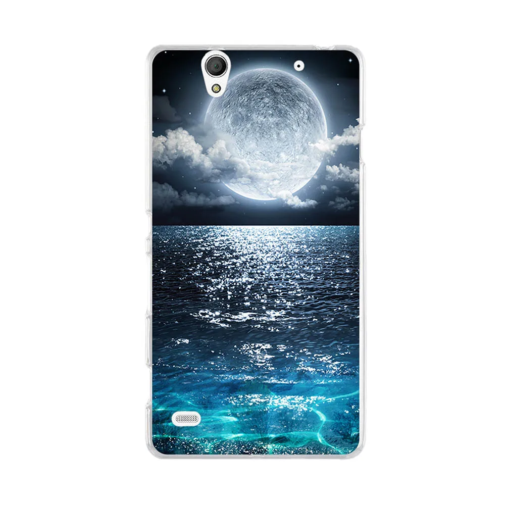 Силиконовый чехол для sony Xperia C4 E5303 E5306 E5353 5,5 дюймов, мягкие ТПУ чехлы для телефонов с принтом, Мультяшные чехлы