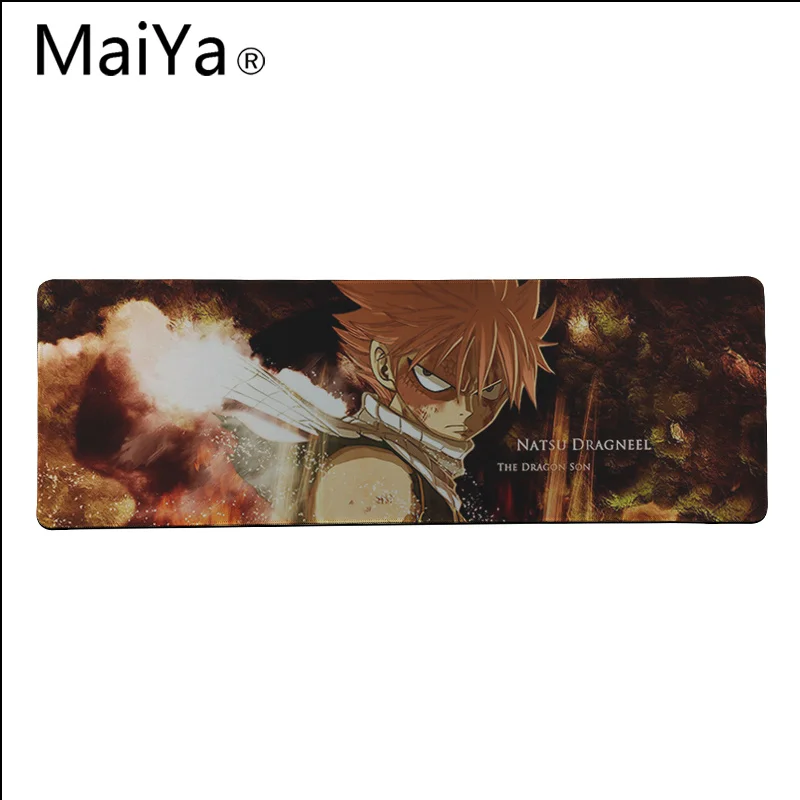 Lock Edge 30x80cm Maiya Высокое качество аниме Сказочный хвост красивый коврик для мышки в стиле аниме большой коврик для мыши клавиатуры коврик - Цвет: Lock Edge 30x80cm