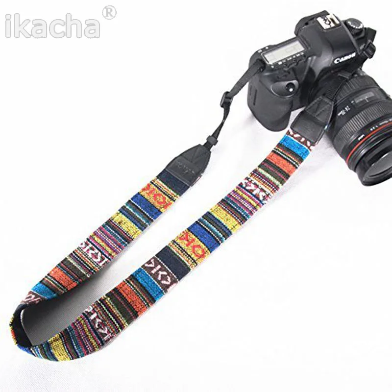Популярный винтажный наплечный ремень для камеры Nikon Canon Sony Panasonic Pentax акция |