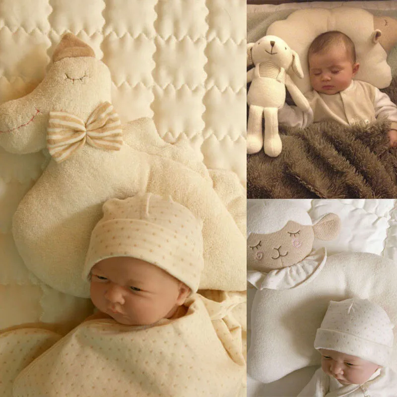 Soft Infant Baby Pillow Prevent Flat Head Memory Foam Cushion Sleeping Support | Мать и ребенок