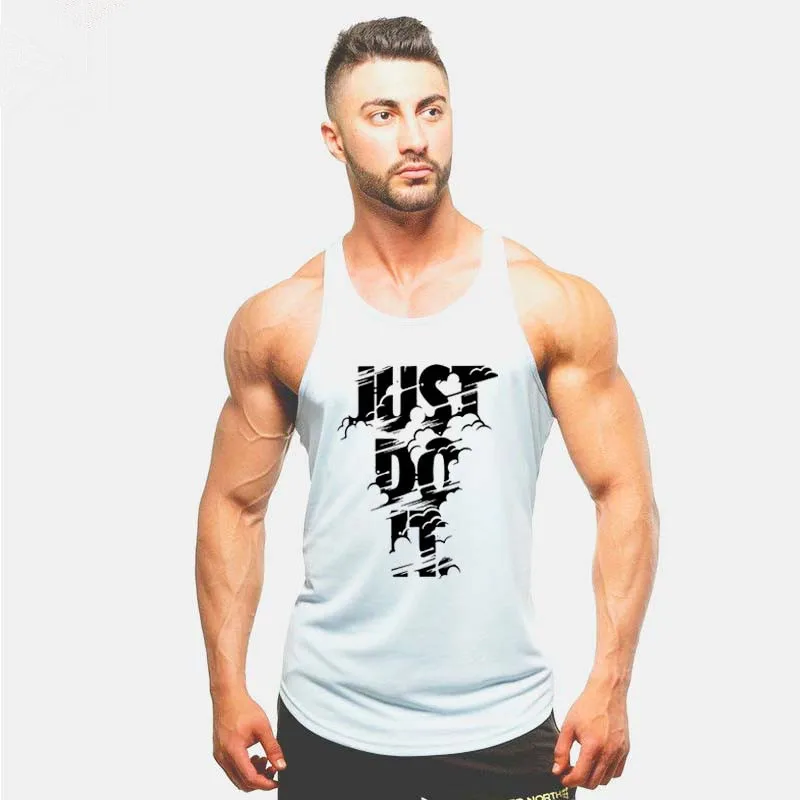 Новая мода Just Do It Топы Для мужчин s бренд майку носить спортивные хип хоп Письмо