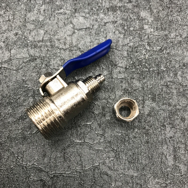 2 шт. 1/2 &quotBSP резьба на 1/4&quot шланг PE труба металлический шаровой клапан впускной