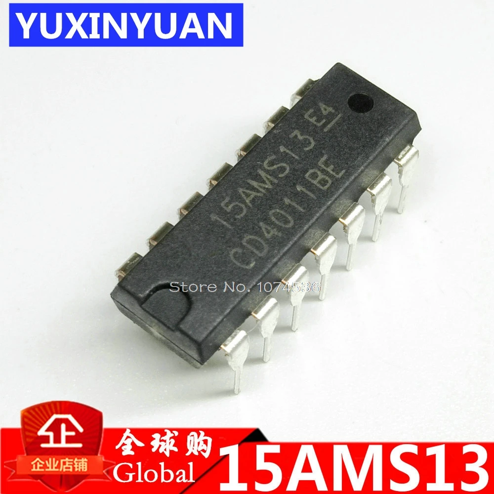 CD4011BE CD4011 DIP 14 4011 QUAD 2 вход NAND GATE IC 10 шт./лот|Интегральные схемы| |