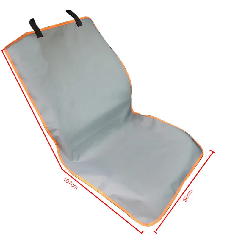grey 107x56cm Новейшая переноска для собак, воздухопроницаемая Автомобильная безопасная сетка для питомцев, Мини Складная посылка для щенков, кошек, стабильное переднее сиденье для домашних животных - Цвет: grey 107x56cm