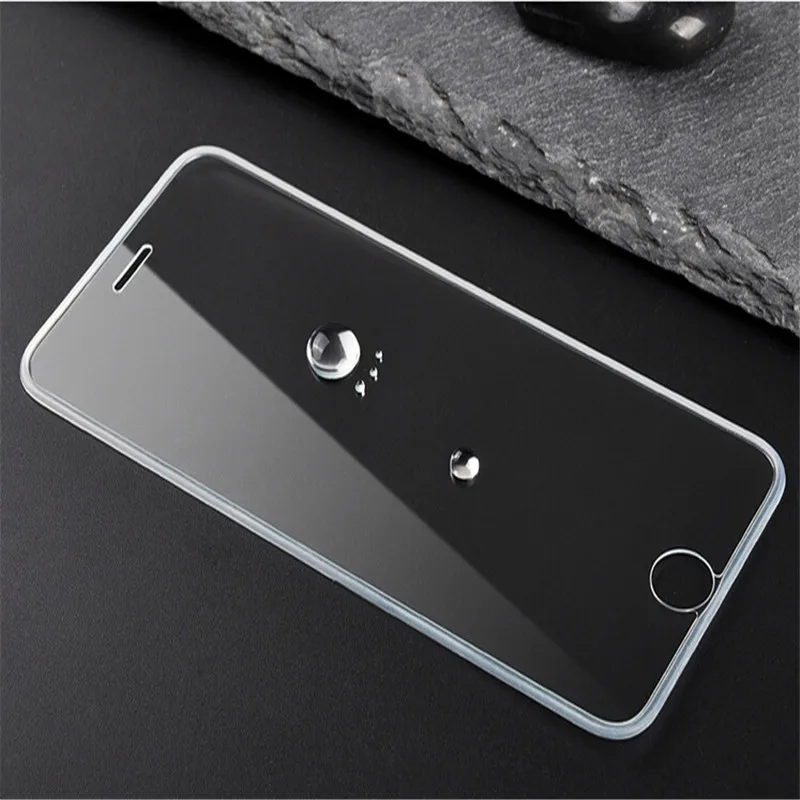 9H 3D ТПУ Край Закаленное стекло для iphone 6 plus 6s Полный экран протектор Силиконовый