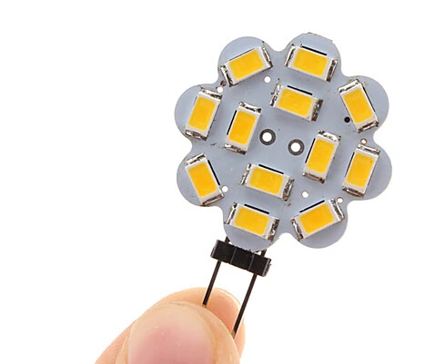 5XG4 6 W 12x5630 SMD 500-560LM 6000-6500 K естественный белый свет в форме лотоса Светодиодный прожектор(12 V