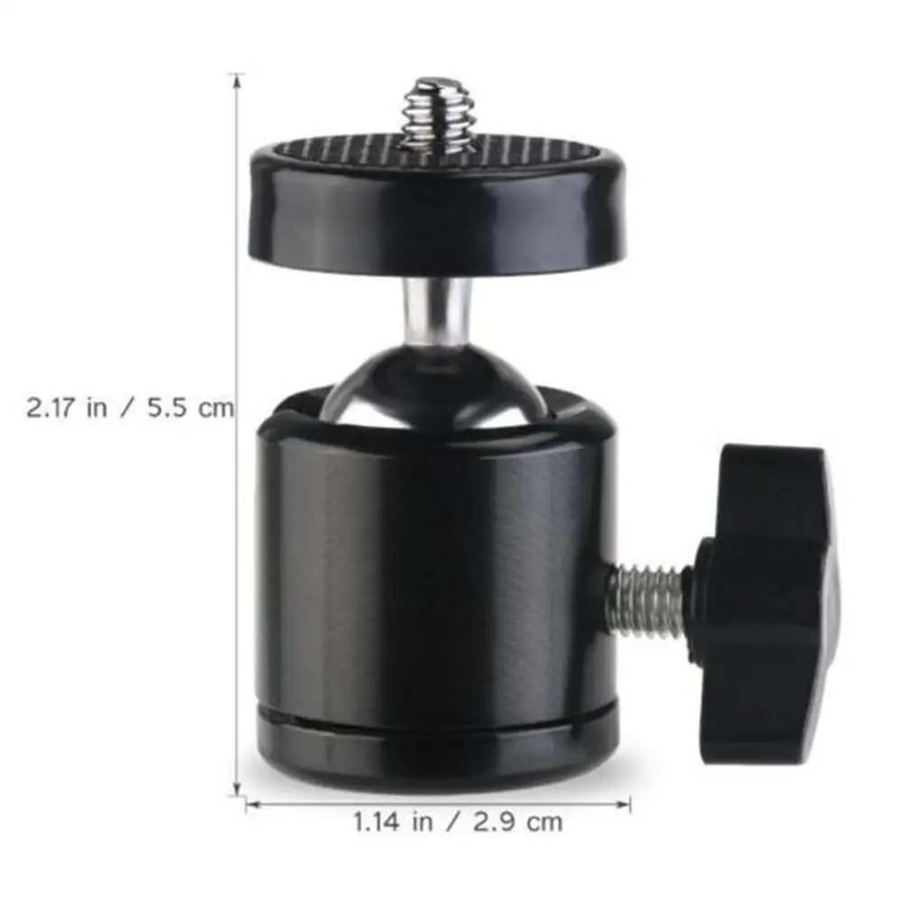 Yiwa Mini 360 Поворотная шариковая головка для DSLR камеры Адаптер штатива 1/4 винтовое