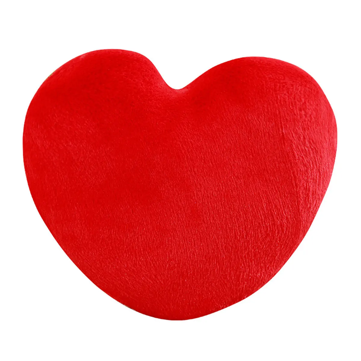 Модный дизайн, 6 цветов, декоративная подушка в форме сердца, ПП хлопок, мягкая креативная кукла, подарок для влюбленных на свадьбу - Цвет: Красный