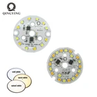 Светодиодный драйвер IC для лампы, 1 шт., 220 В перем. Тока, 5 Вт, 7 Вт, белыйтеплый белый, два цвета в одном, PCB 2835 SMD СВЕТОДИОДНЫЙ