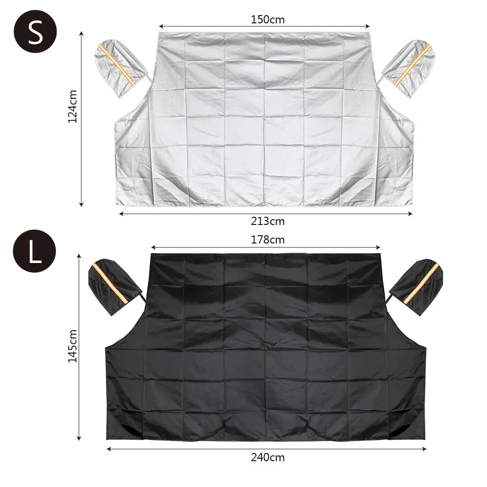 

Frost Snow Ice Shield Shade Magnetic Half Size Car Covers Protector Mat Windshield Sunshades Windscreen Car Cover Sun Shade