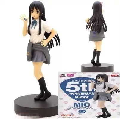 Более сильный K-ON 5-й юбилей мультфильм Акияма Мио 1/8 масштаб рисунок 18 см | Игрушки