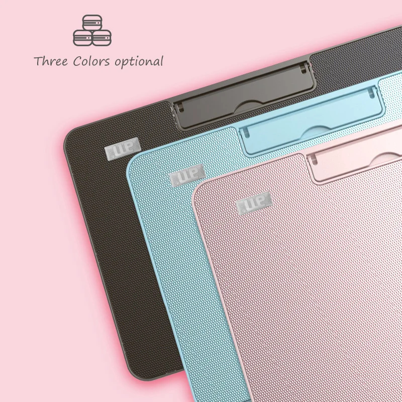 Adjustable Folding Laptop Stand For Macbook Lenovo Dell HP Asus Portable Notebook Holder 2 USB Ports Six Fan Cooling Pad Bracket
