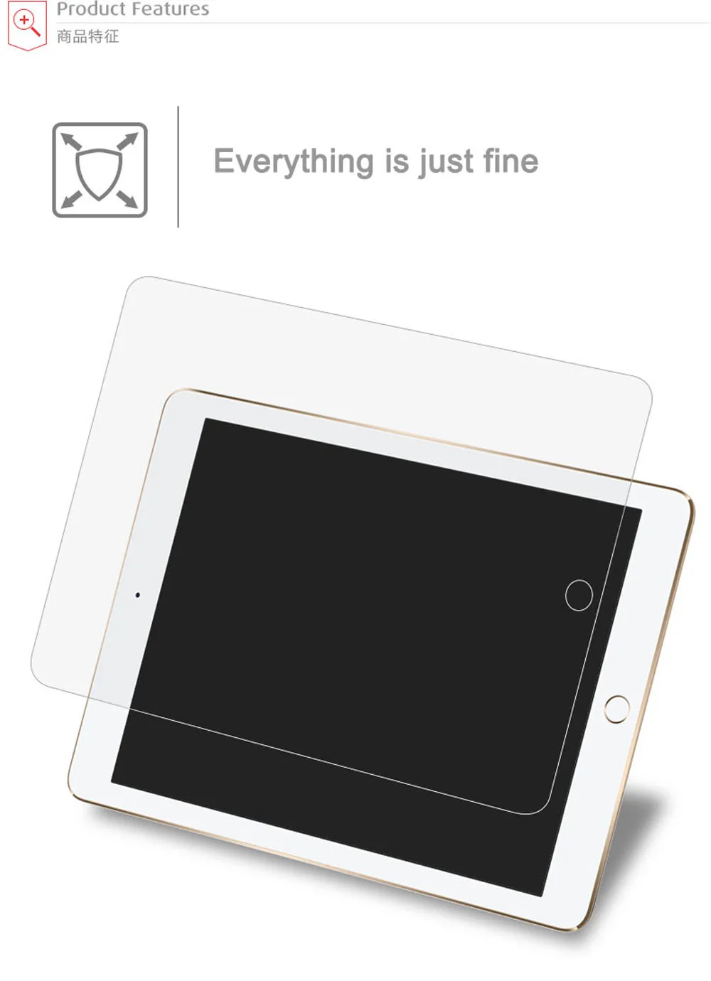 Закаленное стекло для ipad air 1 2 ipad mini 2 3 4 5 6 11 дюймов HD экран протектор 9H Защитное стекло для ipad 9,7 10,5