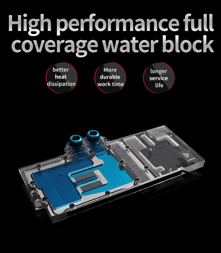Курган полное покрытие блок GPU воды для ZOTAC игровая GeForce RTX 2080 Ti AMP Extreme Core VGA блок 5V 3PIN LRC2.0 BS-ZOZ2080T-PA
