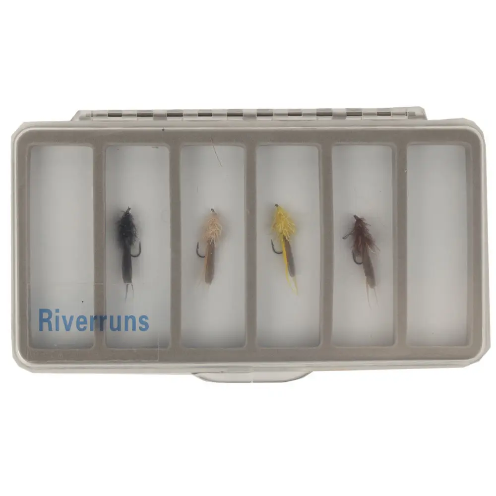 

Riverruns Realistic Flies Stonefly Dry Flies Trout Fly UV 4 Color With Fly Fishing Box