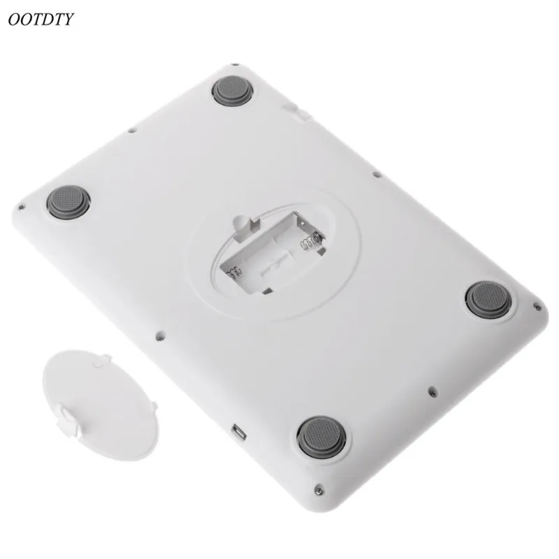 OOTDTY цифровые кухонные весы 22lb/10 кг зарядки сенсорная кнопка Водонепроницаемый гранулированные весы