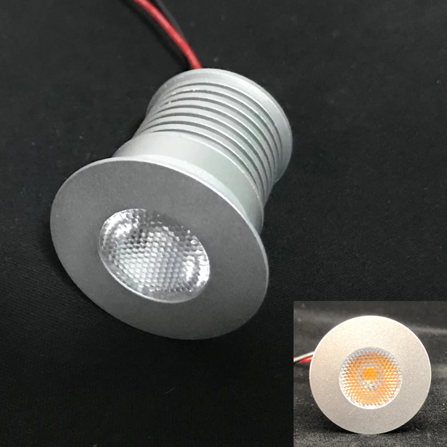 Treefores 3 Вт 12 В 24 В DC CREE XBD Мини Светодиодный точечный светильник с Диммируемый преобразователь 30 мм 80Ra 240Lm шкаф лестничный светильник ing