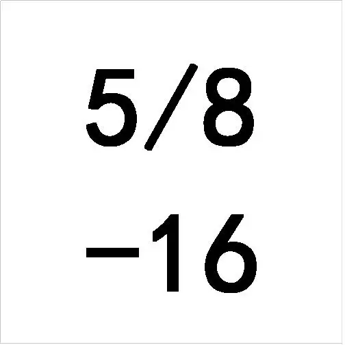 16 UN 5/8-11 12 14 16 18 20 24 27 28 32 36 40 UNC UNF UNEF UN UNS инструменты для нарезания резьбы правой руки для обработки прессформы 5/8" - Цвет: 16 UN