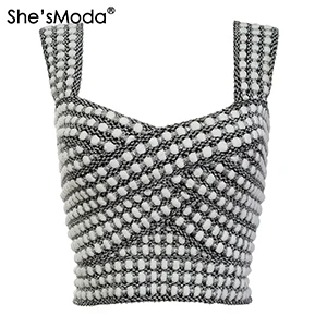 silver She'sModa трикотажный обернутый новые женские топы из спандекса жилет Tank плюс размер - Цвет: silver
