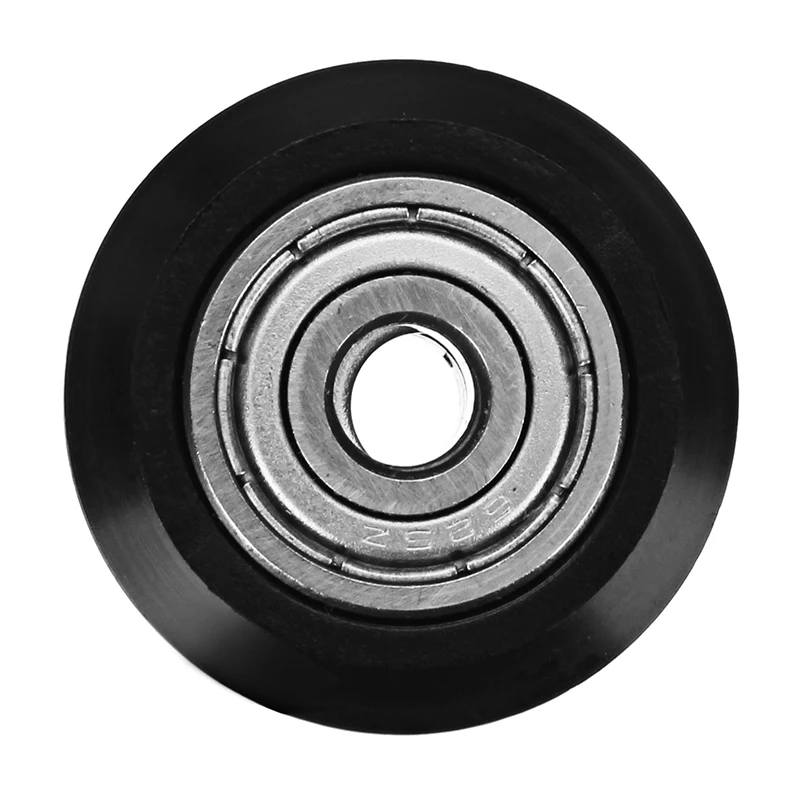 Абсолютно новый 1 шт. 5 мм POM Black Idler V тип колеса CNC гравировальный фрезерный станок