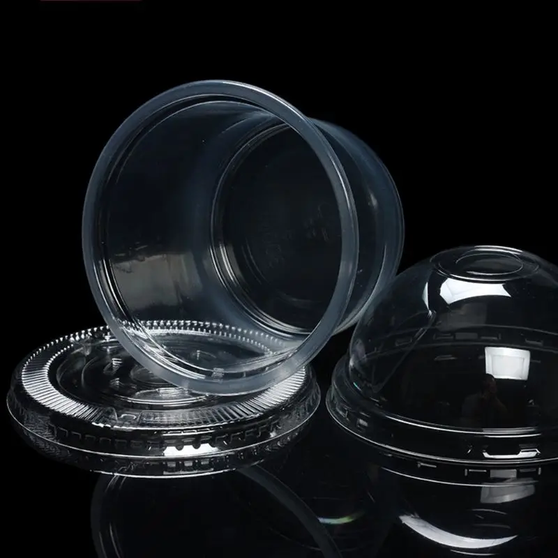 10 шт. одноразовые чашки набор 300 мл кастрюля для соуса контейнер Jello Shot Cup Slime хранения с крышкой для кетчупа