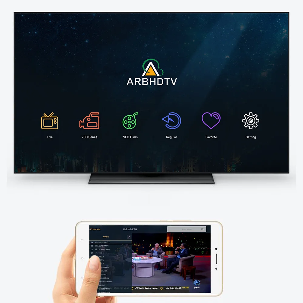 IPTV France Subscription French Arabic Belgium IP TV Code Tunisia Turkey Morocco Dutch for Android Free Test | Электроника