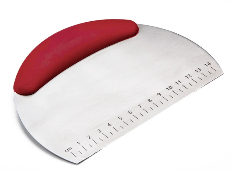 Скребок для выпечки и измельчитель муки Кондитерский Резак со шкалой из