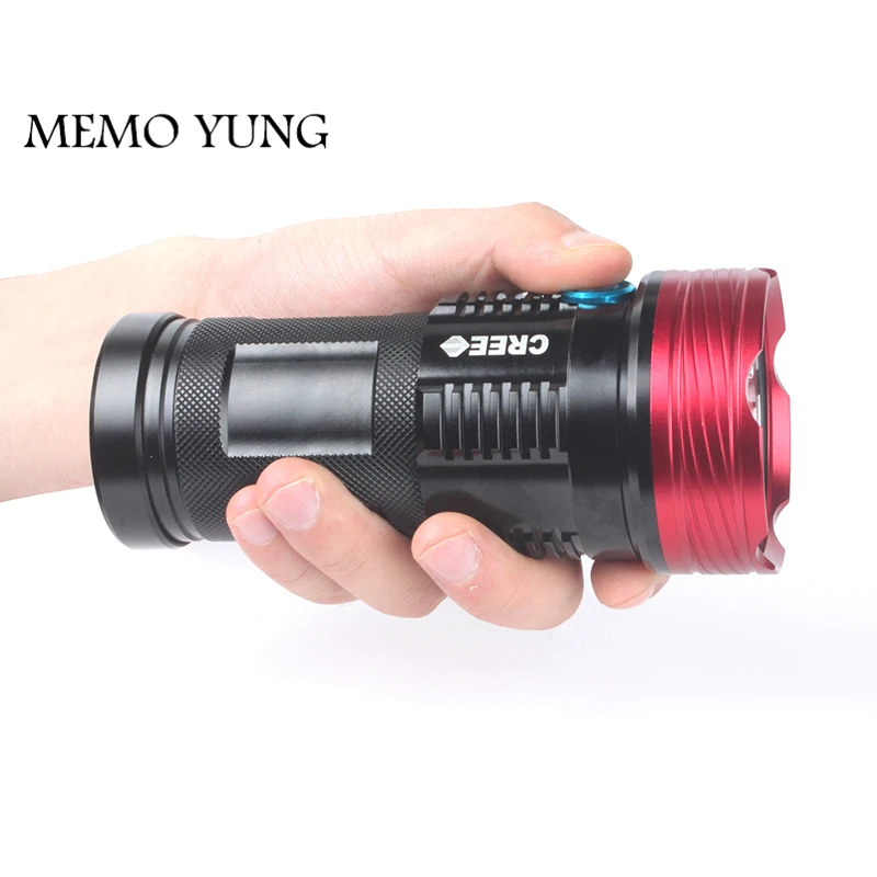 Powerful Flashlights SKYRAY King 10T6 LED Torch 10x CREE XM-L T6 LED Flashlights Torch – 20000 Lumens, Ideal for 18650 Battery image 5