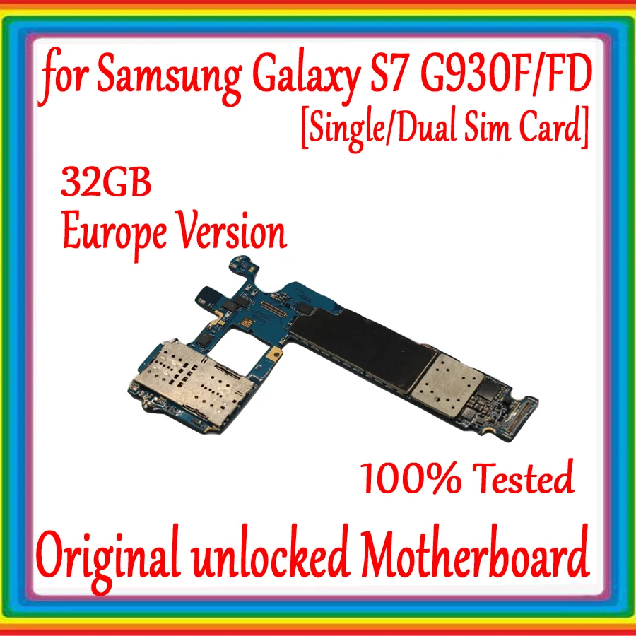 100% протестированная оригинальная разблокированная материнская плата для Samsung