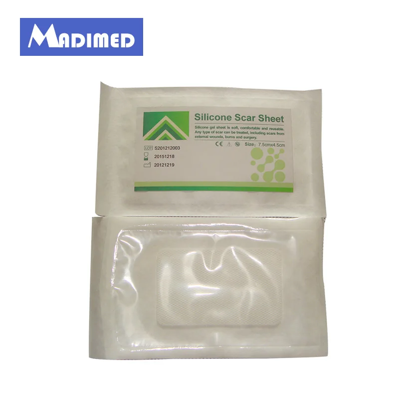 MADIMED Macure 7,5 см* 4,5 см силиконовый гель для лечения шрамов пластырь для удаления шрамов 1 штука - Цвет: white