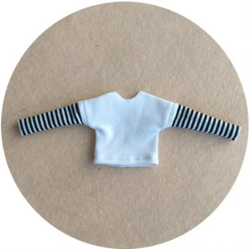 shirt1 Blyth/Одежда для куклы; футболка с длинными рукавами; комбинезон для куклы; одежда для 1/6; Аксессуары для кукол(fit Licca, Pullip, Blyth, 1/6 Doll - Цвет: shirt1