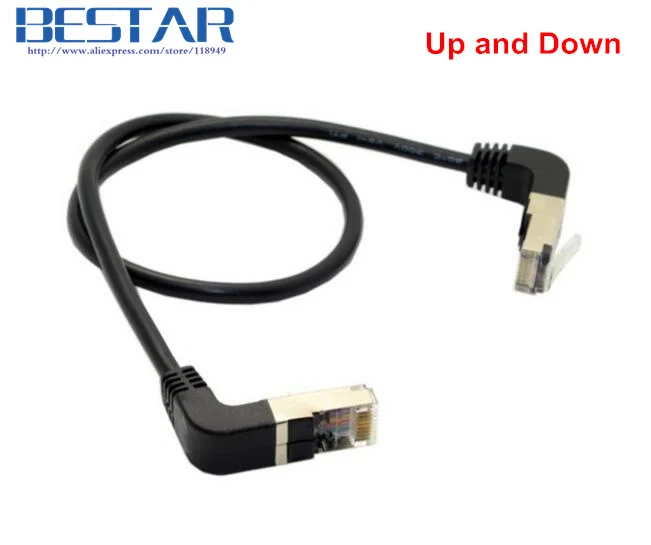 Угловой и Наклонный 90 градусов cat5e 8P8C FTP STP UTP Cat 5e Ethernet сетевой кабель RJ45 патч-корд 40