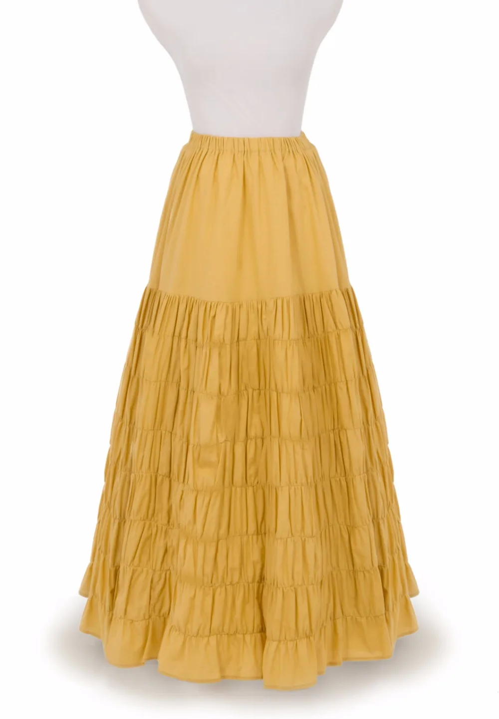 

Chloe Victorian Petticoat Skirt Victorian French Pleated Gathered Bustle Skirts
