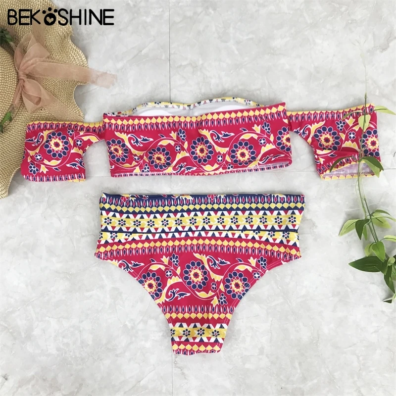 Bekoshine 2 цвета новый бикини 2017 женская обувь Купальники для малышек лето купальник