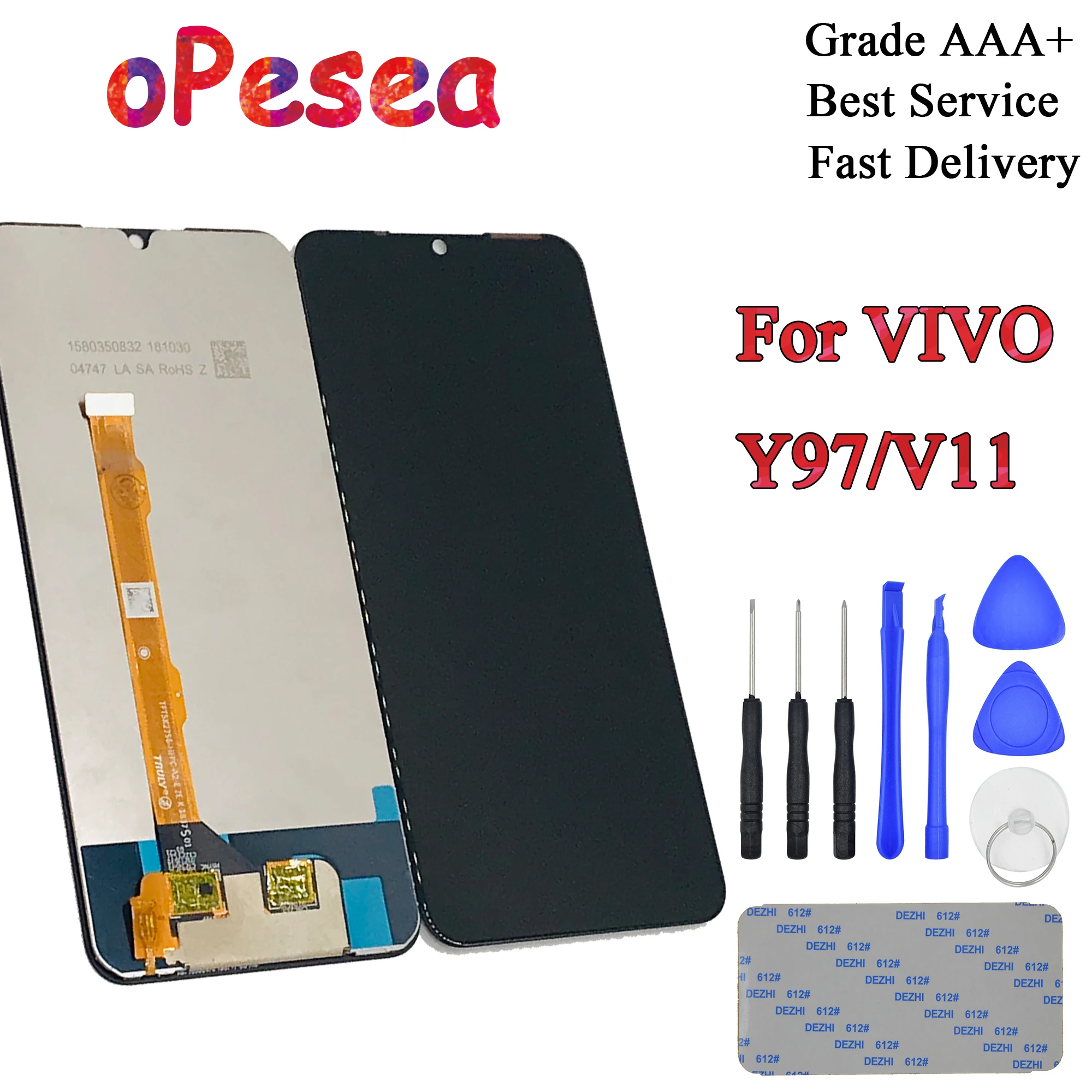 OPesea 6 3 ''для Vivo Y97/V11 ЖК-дисплей панель сенсорный экран дигитайзер сборка