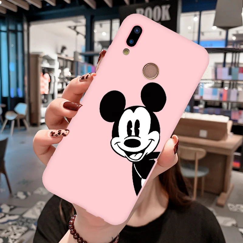 mqtantou Мягкий матовый розовый чехол для huawei P30 P8 P9 P10 P20 Pro Lite P Smart Y5 Y6 Y7 Prime Y6 Y9 Pro девочек чехол - Цвет: mqtantou
