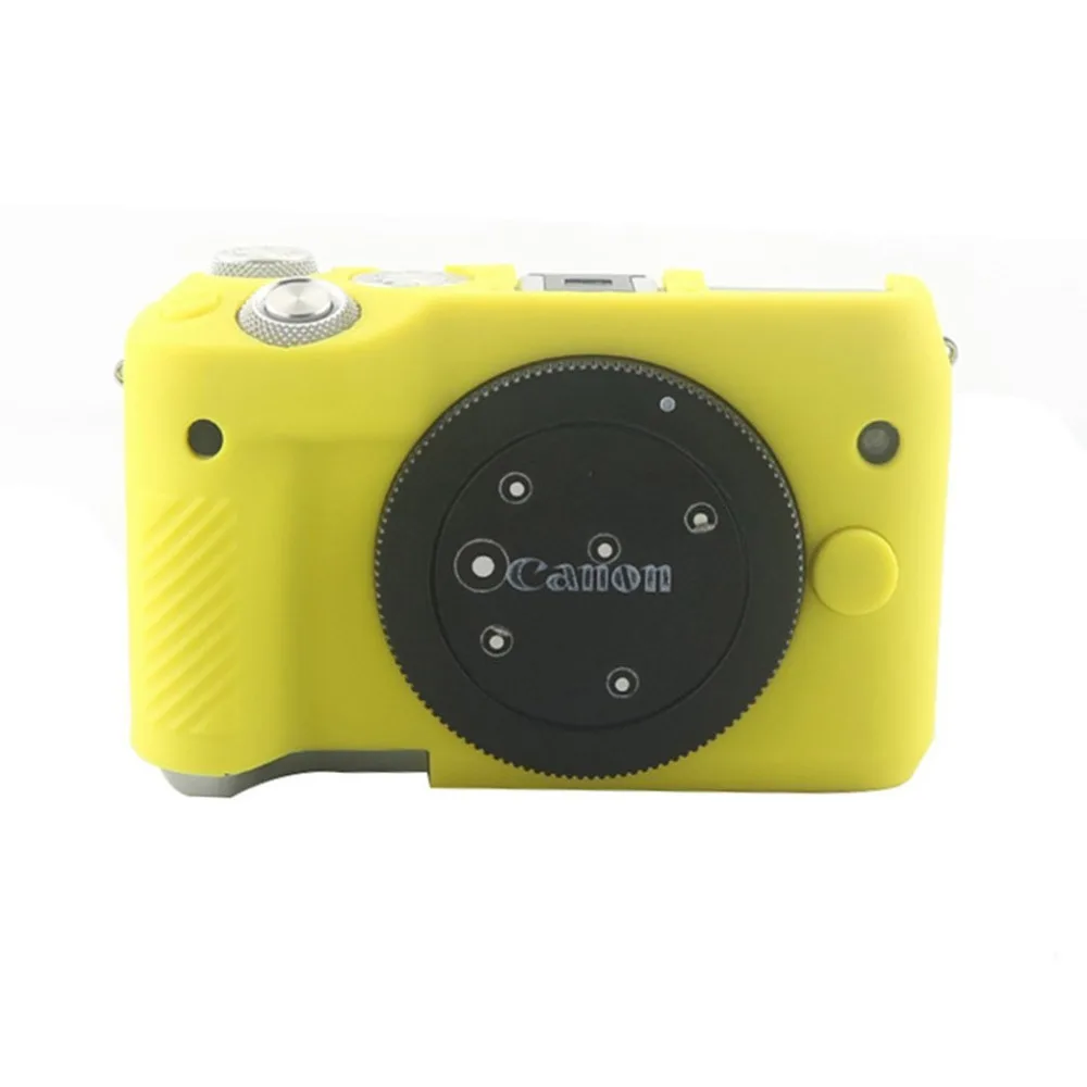 Силиконовая кожа брони чехол корпус протектор для Canon EOS M100 M10 M6 M3 корпус камеры только