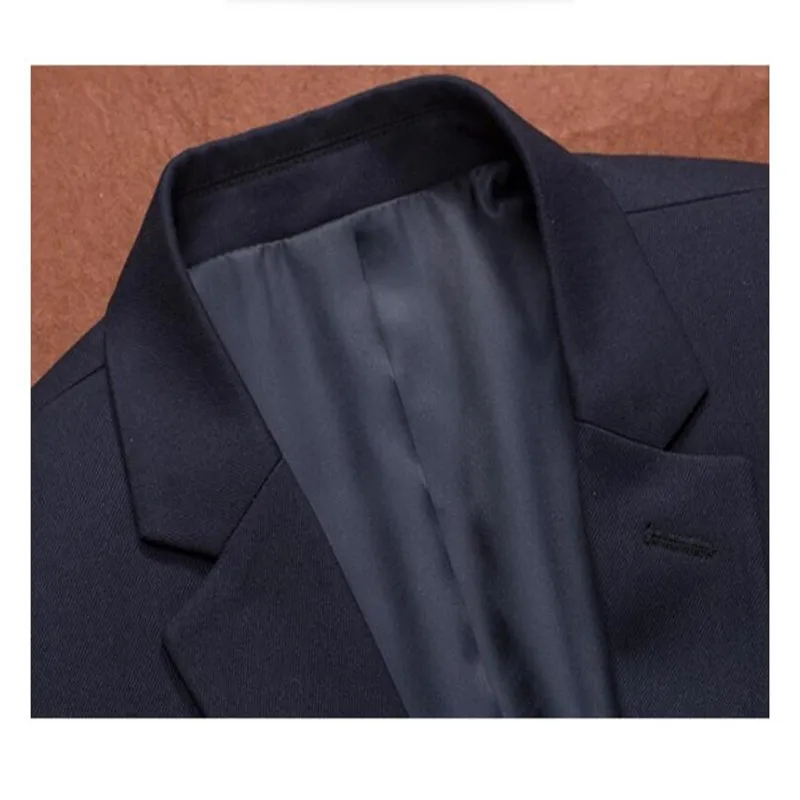 Мужской костюм для торжественных случаев пиджак с зернистой пряжкой высокое