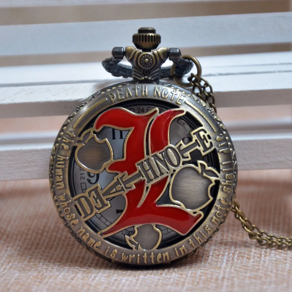 Бронза карманные часы Бертона кошмар перед Рождество/Death Note/Гарри Поттер мяч