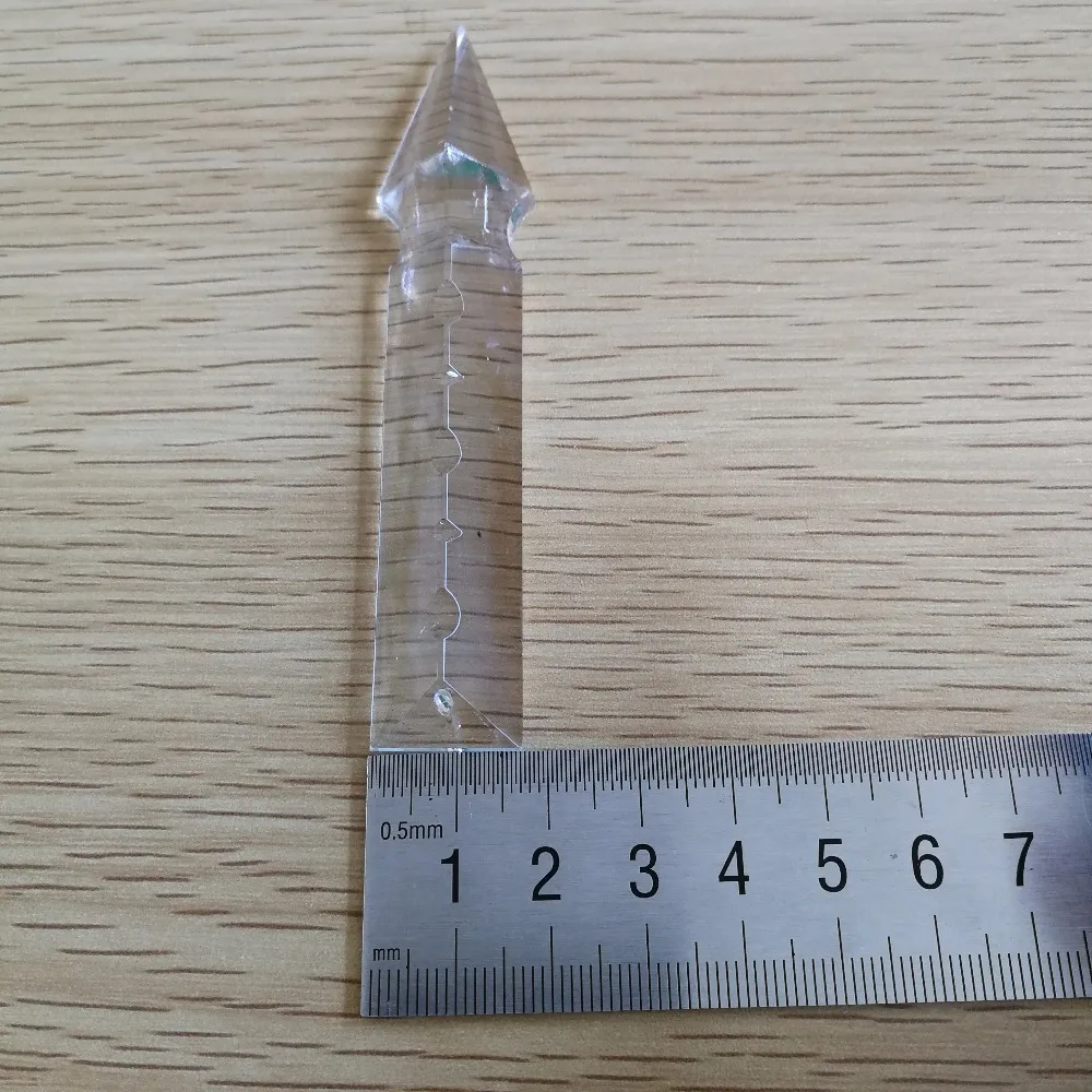 Лидер продаж! 240 единиц 76 мм Хрустальная ракета голова люстры Подвески части